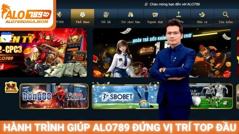 Hành trình giúp Alo789 đứng vị trí top đầu